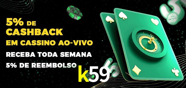 Promoções do cassino ao Vivo k59